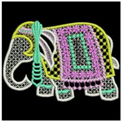 FSL Indian Elephants 04 machine embroidery designs