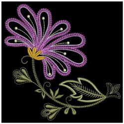 Jacobean Florals 7(Md) machine embroidery designs