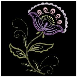 Jacobean Florals 7 05(Lg) machine embroidery designs