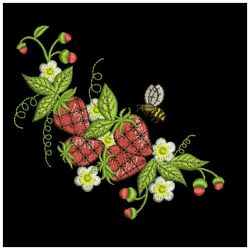 Strawberry Delight 03(Lg) machine embroidery designs