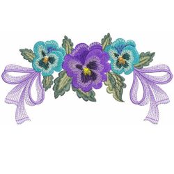 Pansy Delight 03 machine embroidery designs