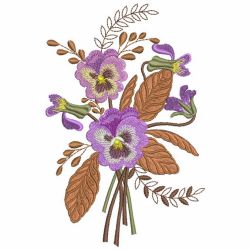 Pansy Delight 06 machine embroidery designs