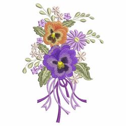 Pansy Delight 07 machine embroidery designs