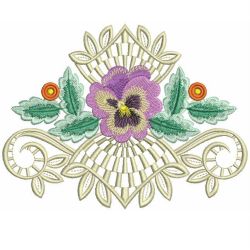 Pansy Delight 09 machine embroidery designs