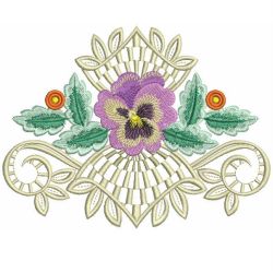 Pansy Delight 09 machine embroidery designs