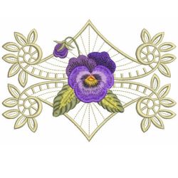 Pansy Delight 10 machine embroidery designs