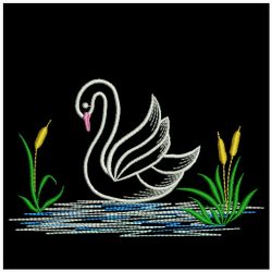 Elegant Swans 3 06(Sm) machine embroidery designs