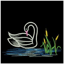 Elegant Swans 3 07(Sm) machine embroidery designs