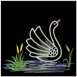 Elegant Swans 3 09(Md) machine embroidery designs