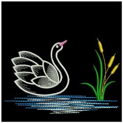 Elegant Swans 3 10(Lg) machine embroidery designs