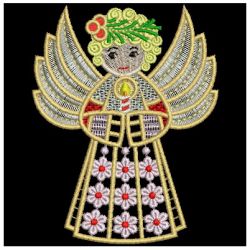 FSL Christmas Angels 03 machine embroidery designs