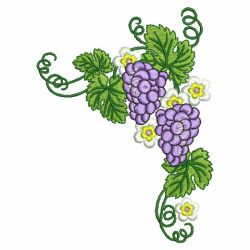 Grapes Delight 01(Md) machine embroidery designs