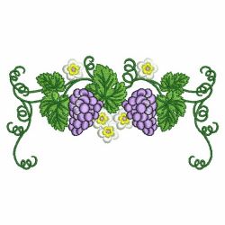 Grapes Delight 02(Md) machine embroidery designs