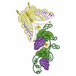 Grapes Delight 04(Md) machine embroidery designs