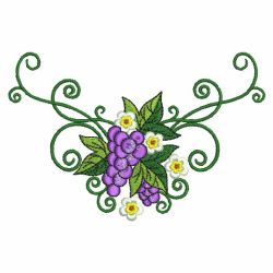 Grapes Delight 08(Md) machine embroidery designs