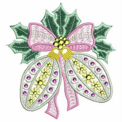 Crystal Christmas Bells 04 machine embroidery designs