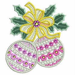 Crystal Christmas Bells 06 machine embroidery designs