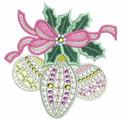 Crystal Christmas Bells 10 machine embroidery designs
