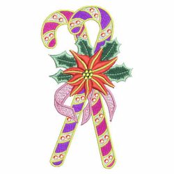 Crystal Christmas Decorations 08 machine embroidery designs