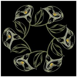 Calla Lily Quilt 01(Md) machine embroidery designs