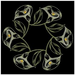 Calla Lily Quilt 01(Sm) machine embroidery designs