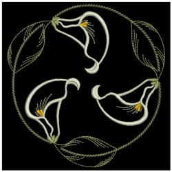 Calla Lily Quilt 03(Md) machine embroidery designs