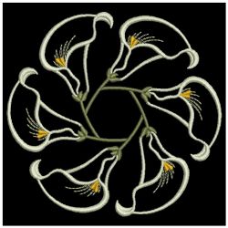 Calla Lily Quilt 04(Md) machine embroidery designs