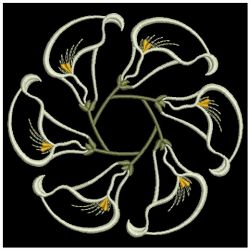 Calla Lily Quilt 04(Sm) machine embroidery designs