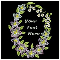 Decorative Lilies(Lg) machine embroidery designs