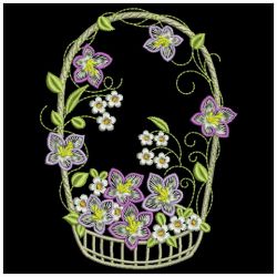 Decorative Lilies 03(Sm) machine embroidery designs