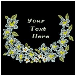 Decorative Lilies 05(Lg) machine embroidery designs