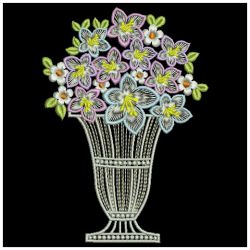 Decorative Lilies 08(Lg) machine embroidery designs