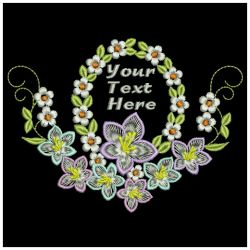 Decorative Lilies 10(Md) machine embroidery designs