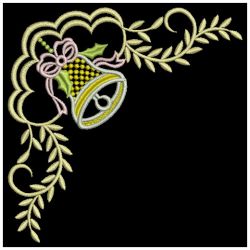 Christmas Bells Corners 05(Lg) machine embroidery designs