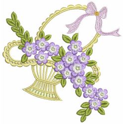Floral Baskets 02(Md) machine embroidery designs
