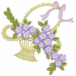 Floral Baskets 02(Lg) machine embroidery designs