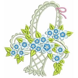 Floral Baskets 04(Sm) machine embroidery designs