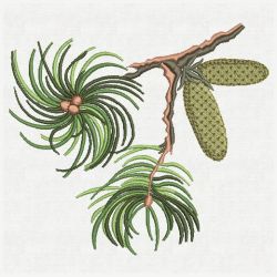 Pine Cones 02(Sm) machine embroidery designs