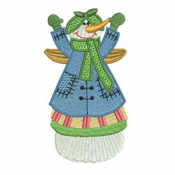 Country Snowman Angels 04 machine embroidery designs
