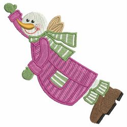 Country Snowman Angels 08 machine embroidery designs