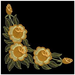 Yellow Roses 08(Md) machine embroidery designs