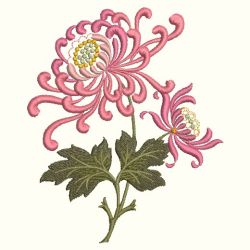 Chrysanthemums 02(Md) machine embroidery designs