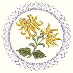 Chrysanthemums 04(Md) machine embroidery designs