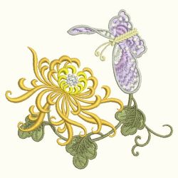 Chrysanthemums 06(Lg) machine embroidery designs