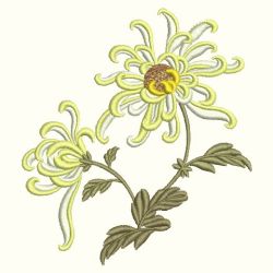 Chrysanthemums 09(Lg) machine embroidery designs