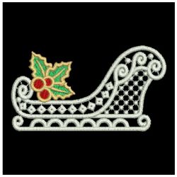 FSL Christmas Sleigh 03 machine embroidery designs