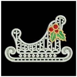 FSL Christmas Sleigh 04 machine embroidery designs