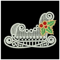 FSL Christmas Sleigh 05 machine embroidery designs