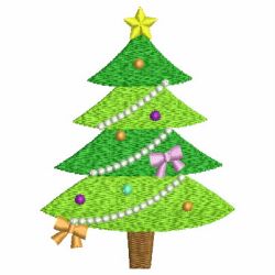 Christmas Trees 09 machine embroidery designs