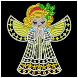 Fantasy Christmas Angels 06 machine embroidery designs